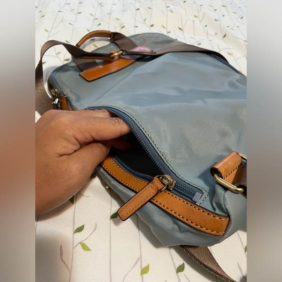 Casual backpack in baby blue - Picture 6 of 7